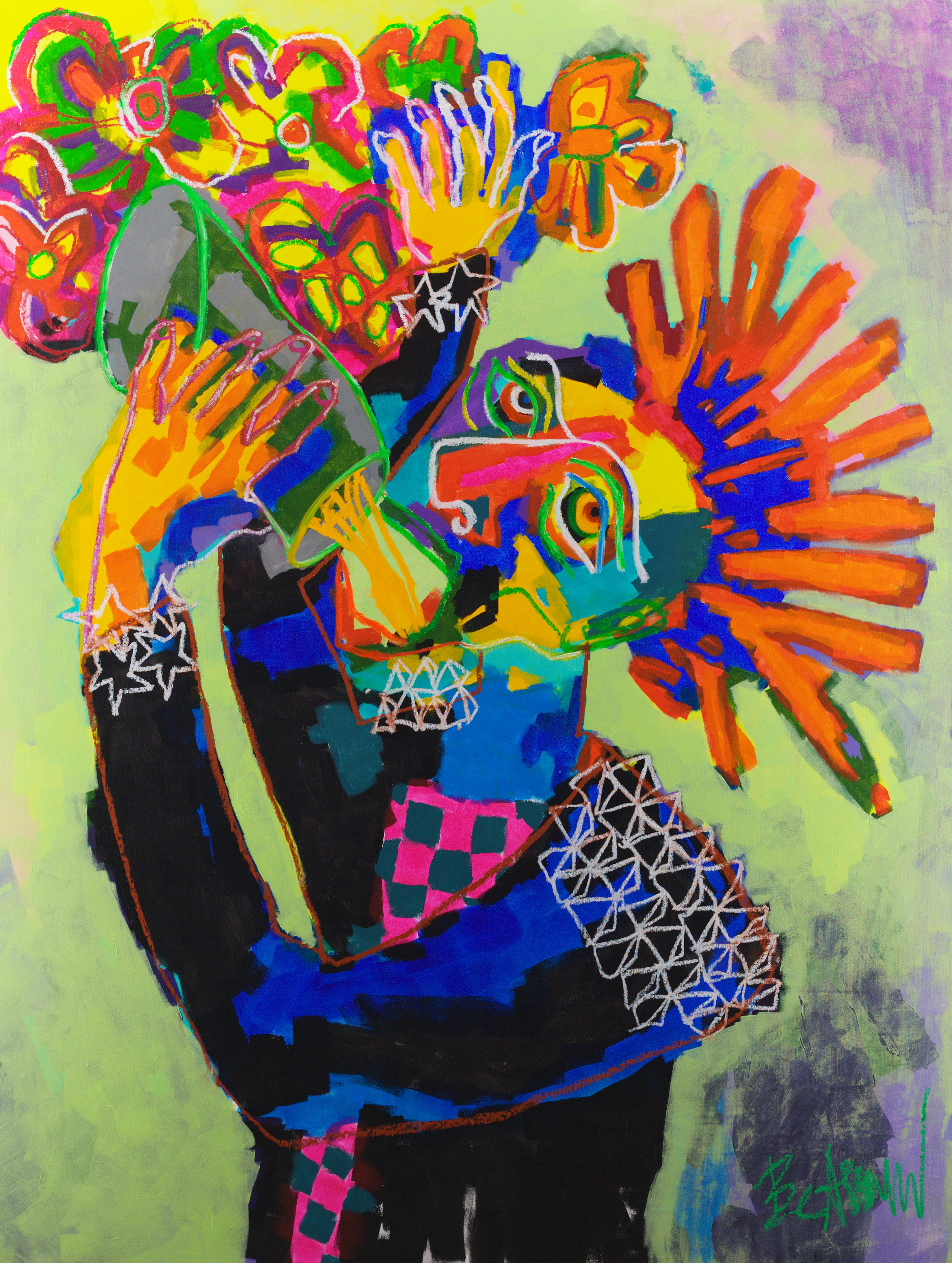 Virgen Extra (2026) — A New Figurative Painting by Claus Bertermann Now Available